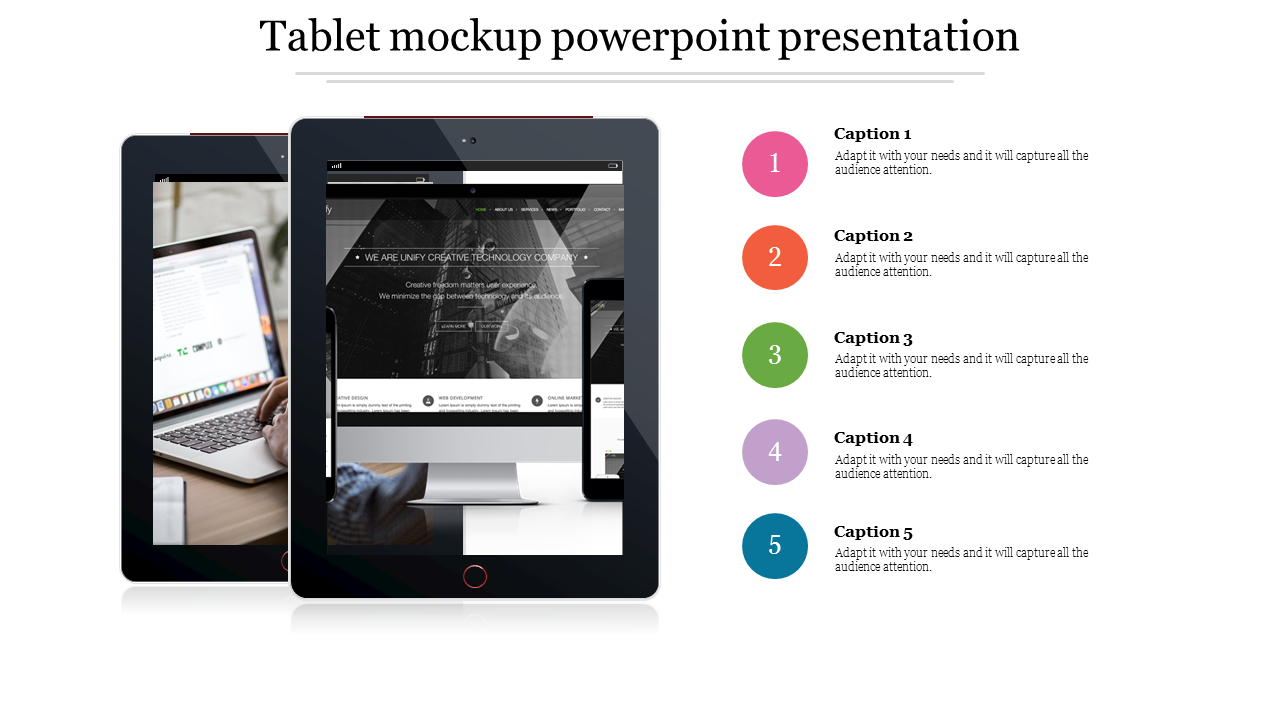 Mockup PowerPoint Presentation Template and Google Slides